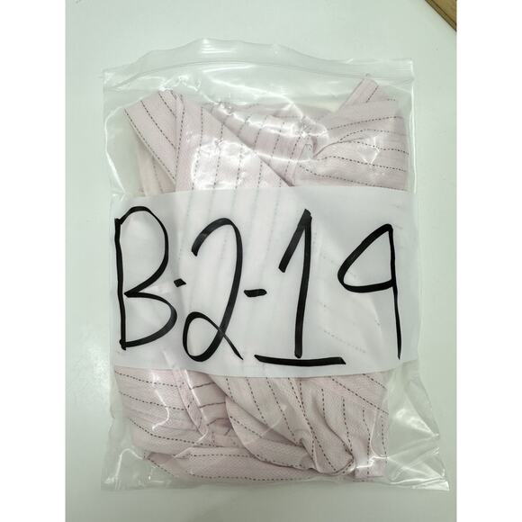 Sam Surin Mens New Royal Fashions Button-Down Shirt Pink Striped Long Sleeve - Picture 11 of 11